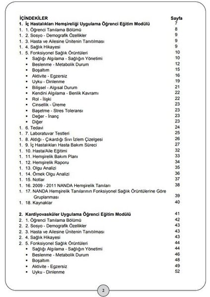 Iç Hastalıkları Hemşireliği Uygulama Öğrenci Eğitim Modülü - Nuray Enç