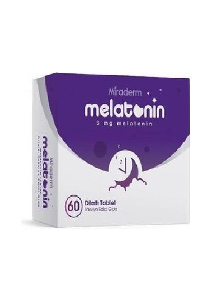 Melatonin 3mg Dil Altı Tableti 60 Lı