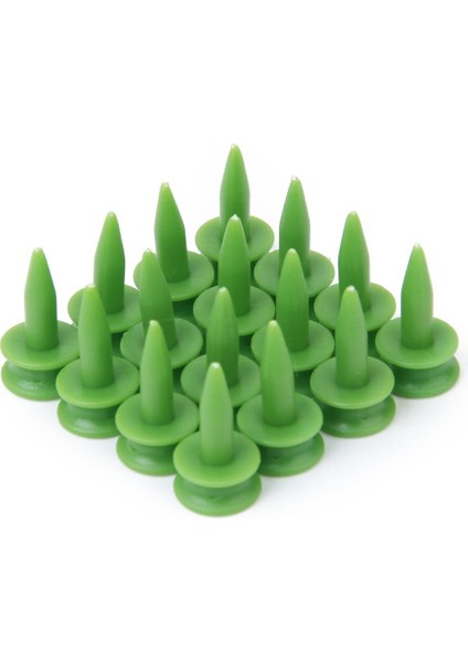 100PCS Yeşil Plastik Kale Golf Tees 23MM, 12MM Üst Çaplı Aksesuarlar (Yurt Dışından) indirimleri