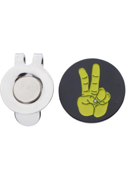 Smile Face Golf Ball Marker 2 Pcs (Yurt Dışından)