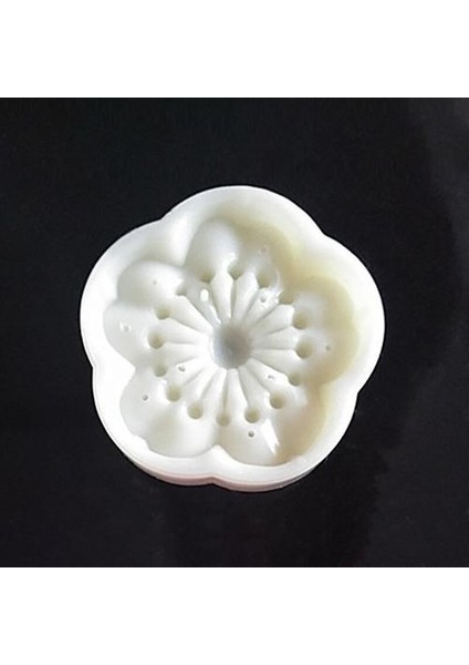 8 Adet / Takım 50G 3D Mooncake Kalıpları Plastik / Paslanmaz Çelik El Basıncı Festivali Çerez Dekore Beyaz Çiçek Şekli Yeniden Kullanılabilir | Pişirme ve pasta Araçları (Yurt Dışından)