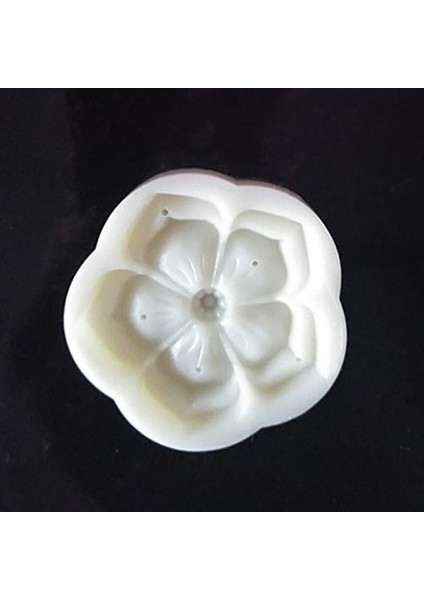 8 Adet / Takım 50G 3D Mooncake Kalıpları Plastik / Paslanmaz Çelik El Basıncı Festivali Çerez Dekore Beyaz Çiçek Şekli Yeniden Kullanılabilir | Pişirme ve pasta Araçları (Yurt Dışından)