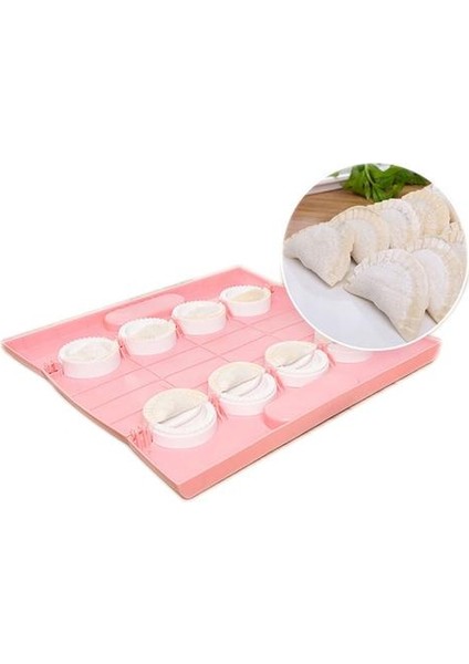Köfte Maker Aracı Kalıp Jiaozi Pierogi Bir Seferde 8 Köfte Yapmak Pişirme Kalıpları Pasta Mutfak Aksesuarları | Pişirme ve pasta Araçları (Pembe) (Yurt Dışından) fiyatları