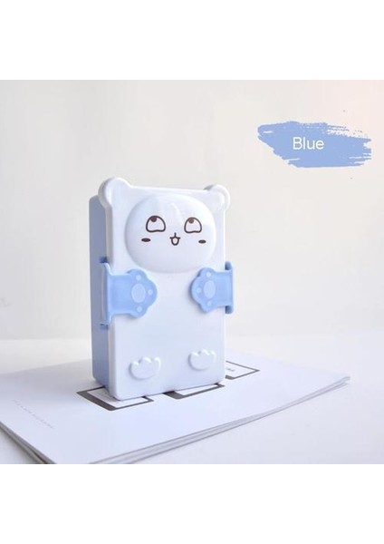 Karikatür Güzel Bento Kutuları 3D Yavru Plastik Sandviç Öğle Yemeği Kutusu Gıda Saklama Kutusu Mikrodalga Fırın Çocuklar Için Alimentaire Kılıf | Öğle Yemeği Kutuları (Mavi) (Yurt Dışından)