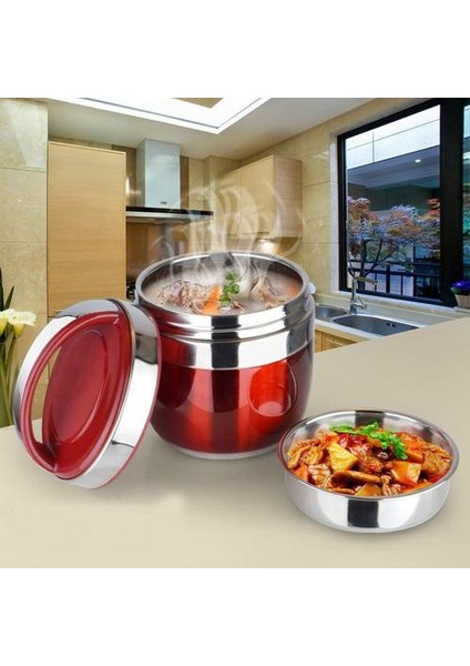 1.5l Öğrenciler Çocuk Gıda Kutusu Taşınabilir Paslanmaz Çelik Yalıtımlı Pirinç Kutusu (Yurt Dışından)