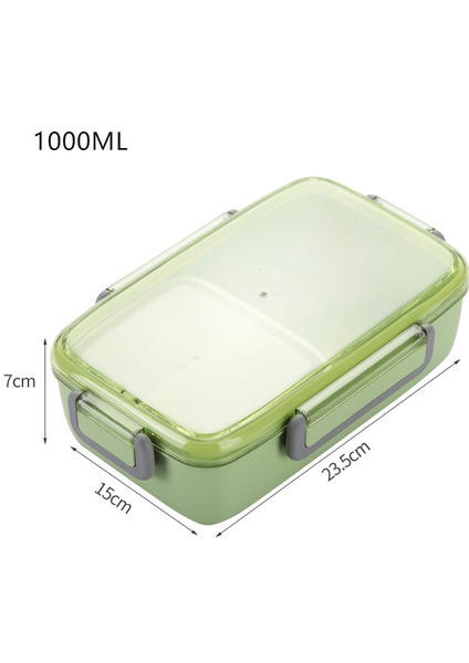 1 Adet 1000 ml Sağlıklı Malzeme Öğle Yemeği Kutusu Sızdırmaz Bölme Bento Kutuları Mikrodalga Gıda Depolama Konteyner Lunchbox Bpa Ücretsiz | Öğle Yemeği Kutuları (Yurt Dışından)