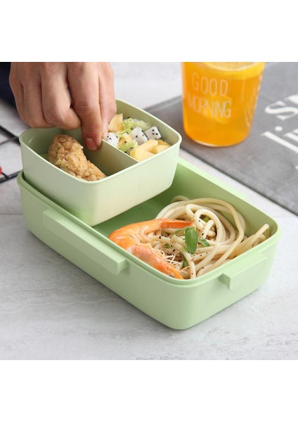 1 Adet 1000 ml Sağlıklı Malzeme Öğle Yemeği Kutusu Sızdırmaz Bölme Bento Kutuları Mikrodalga Gıda Depolama Konteyner Lunchbox Bpa Ücretsiz | Öğle Yemeği Kutuları (Yurt Dışından)