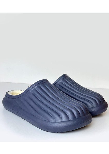 Flora Kapalı Içi Yünlü Ev Terliği Kışlık Terlik