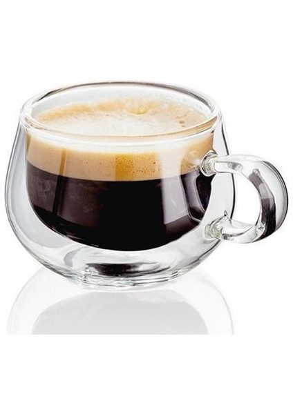 1 Adet / Takım 150 Mltransparent Cam Kahve Fincanı Süt Çay Bira Çift Isıya Dayanıklı Kokteyl Votka Şarap Kupa Drinkware Bardak Bardak | Şeffaf (Yurt Dışından)