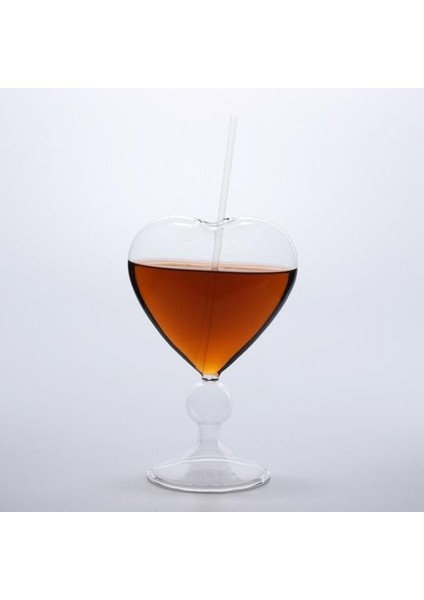 Kokteyl Kupası Moleküler Duman Yaratıcı Kalp Şeklinde Cam Bardak Goblet Yüksek Borosilikat Cam Bardak Drinkware Bar Aracı Güzel Hediyeler | Şeffaf (Yurt Dışından) fiyatları
