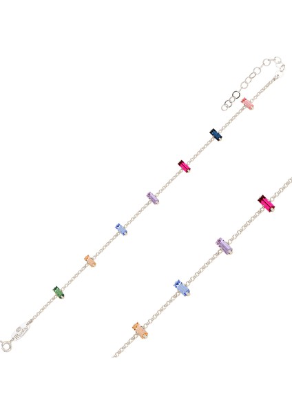 Maestro Italy Swarovski Baget Colourful Halhal