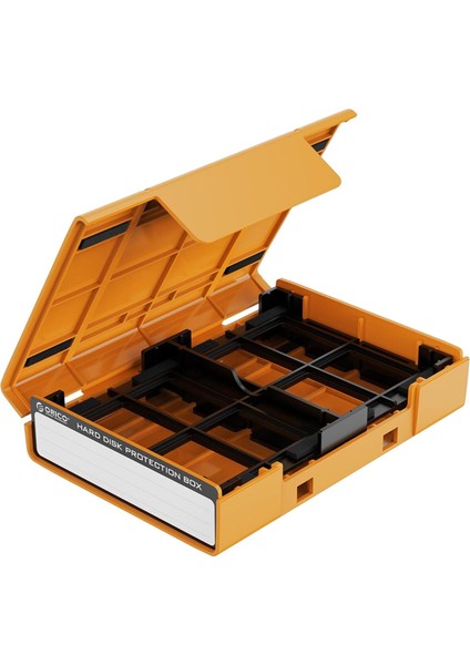 3,5 "/3.5" Turuncu Için Etiket Su Geçirmez Saklama Kutusu Bavul ile Sabit Disk Çantası
