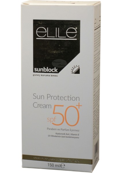 Sunblock Sun Protection Cream - Shea Butter ve Hyaluronic Acid Içeren Güneş Koruma Kremi 150 ml