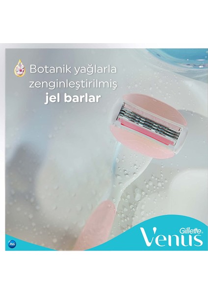 Venus Comfortglide Spa Breeze Kadın Tıraş Makinesi + Yedek Tıraş Bıçağı 4'lü fırsatları