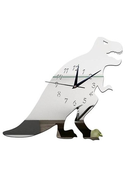 Dinozor Gitme Duvar Saati Yaratıcı Karikatür Saat Yatak Odası Dekorasyon Için (Yurt Dışından)
