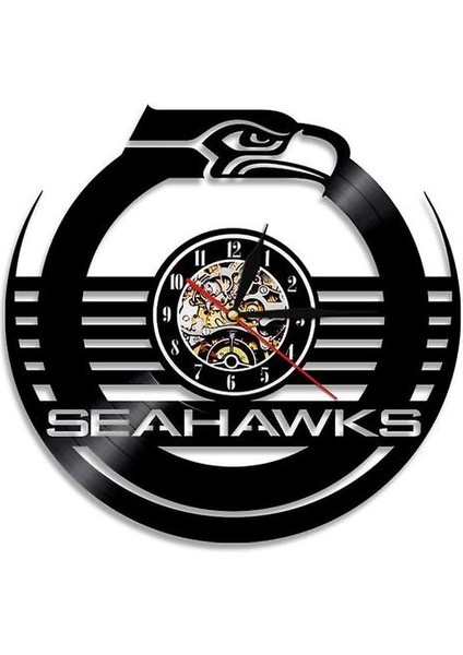 Seahawks Vinil Kayıt Duvar Saati (Yurt Dışından)