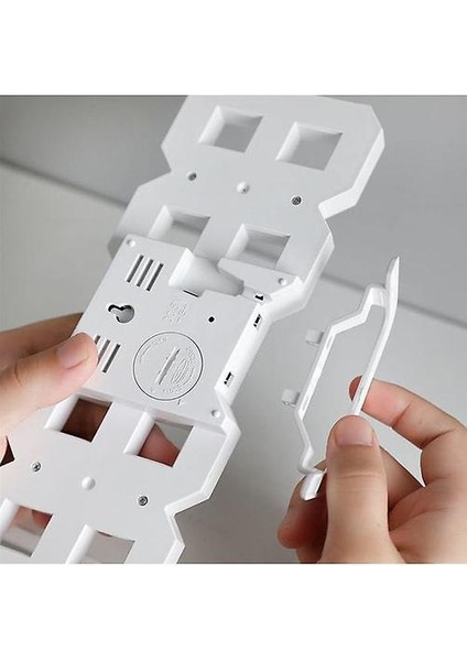 (Turuncu) 3D LED Dijital Saat Modern Tasarım Çok Fonksiyonlu Duvar Saatleri (Yurt Dışından) fırsatları