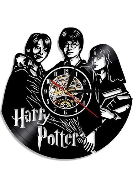 Harry Potter Vinil Kayıt Duvar Saati, Retro Ev Dekorasyon Duvar Saati (Yurt Dışından)