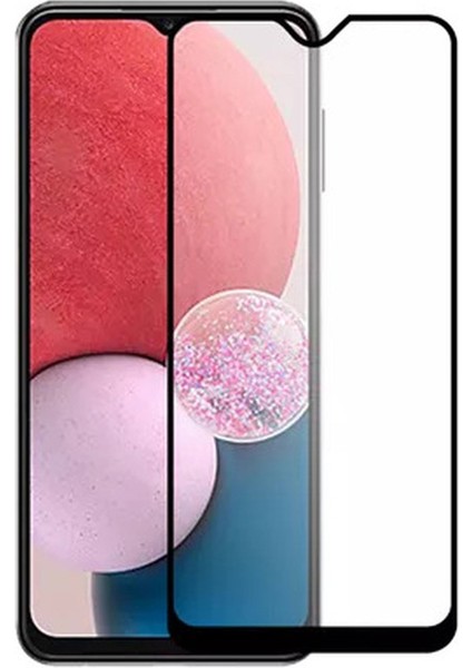 Samsung A13 Ekran Koruyucu 9d Tam Kaplama Cam Siyah