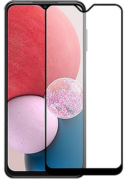 Samsung A13 Ekran Koruyucu 9d Tam Kaplama Cam Siyah