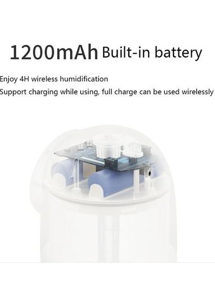 Taşınabilir Kapsül Nemlendirici USB Kablosuz Ultrasonik Aroma Uçucu Yağ Difüzör Hava Humidificador Ev Için Atmosfer Lambası ile | Nemlendiriciler (Yurt Dışından) fiyatları