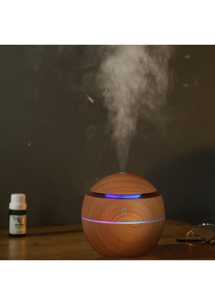 Uçucu Yağ Difüzör Ultrasonik USB Hava Nemlendirici Aromaterapi Mini Mist Maker 7 Renkli LED Işık Ev Için | Nemlendiriciler (Yurt Dışından)