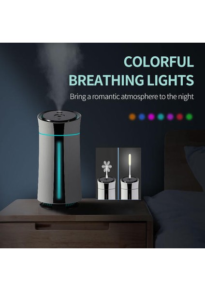 1100 ml Ev Yatak Odası Dilsiz Büyük Sprey 5 V USB Nemlendirici, Ofis Masaüstü Artı Uçucu Yağ Aroma Difüzör | Nemlendiriciler (Yurt Dışından) fiyatları