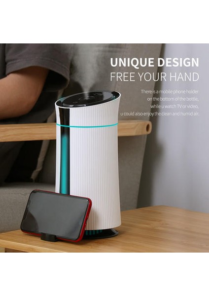 1100 ml Ev Yatak Odası Dilsiz Büyük Sprey 5 V USB Nemlendirici, Ofis Masaüstü Artı Uçucu Yağ Aroma Difüzör | Nemlendiriciler (Yurt Dışından) modelleri