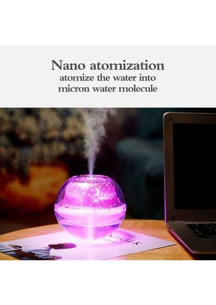 Aroma Lambası ile 500 ml Top Nemlendirici Uçucu Yağ Ultrasonik Elektrikli Aroma Difüzör Mini USB Hava Nemlendirici Sisleyici | Nemlendiriciler (Yurt Dışından) modelleri