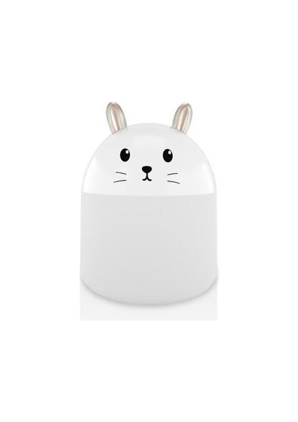 Sevimli Tavşan Mini USB Hava Nemlendirici 250ML Aroma Uçucu Yağ Difüzör Ev Araba Sisleyici Mist Maker ile LED Gece Lambası | Nemlendiriciler (Yurt Dışından)