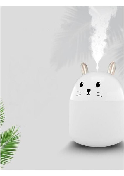 Sevimli Tavşan Mini USB Hava Nemlendirici 250ML Aroma Uçucu Yağ Difüzör Ev Araba Sisleyici Mist Maker ile LED Gece Lambası | Nemlendiriciler (Yurt Dışından) fiyatları