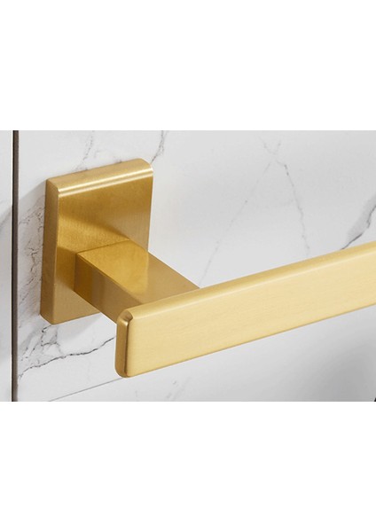 Banyo Aksesuarları Seti Fırçalanmış Altın Banyo Raf, Havlu Askısı, Havlu Askısı Kağıt Tutucu, Tuvalet Fırçası Tutucu Banyo Donanım Setleri | Banyo Donanım Setleri (Yurt Dışından)
