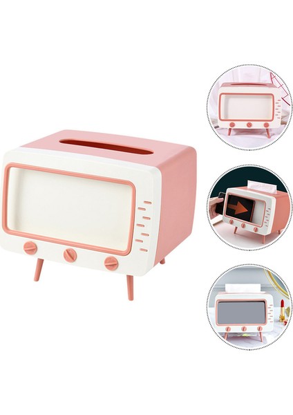 1 Adet Yüz Doku Tutucu Tezgah Peçete Tutucu Telefon Tutucu Plastik Kutu | Doku Kutuları (Yurt Dışından) fiyatları