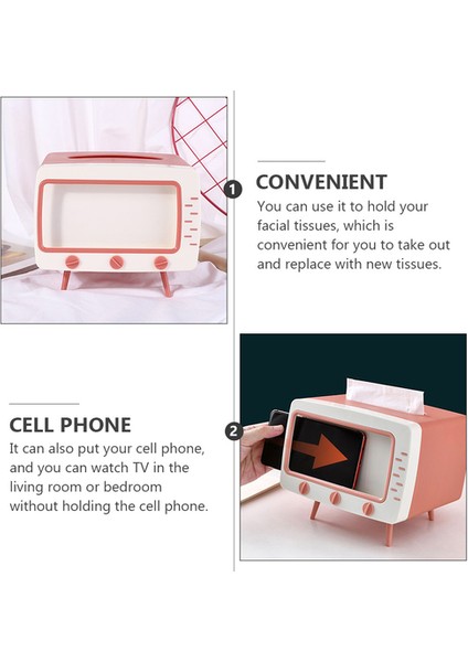 1 Adet Yüz Doku Tutucu Tezgah Peçete Tutucu Telefon Tutucu Plastik Kutu | Doku Kutuları (Yurt Dışından) fırsatları