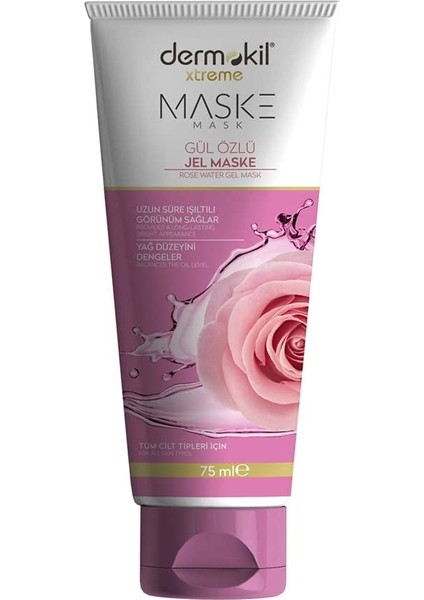 Gül Özlü Jel Yüz Maskesi 75 ml
