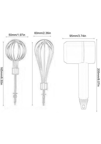 Kablosuz Elektrikli El Mikseri Yumurta Çırpıcı Çırpma Blender Mikser Karıştırıcı Kahve Içecek Çırpma Yumurta Süt Frother Çırpıcı Içecek | Sütlüler (Yurt Dışından)