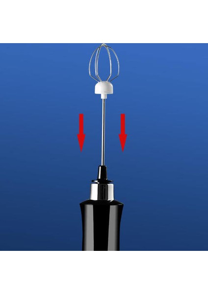 3 Hızlar Elektrikli Çırpma Kahvesi Süt Içecek Frooter Foamer Mikser USB Şarj Edilebilir El Gıda Blender Mutfak Yumurta Çırpıcı Mikser | Sütlü Anneler (Yurt Dışından)