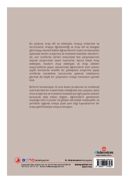 Araştırma ve Inceleme Metotları - Ahmet Kazım Ürün indirimleri