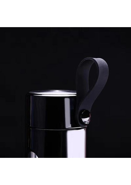 Cam Su Şişesi Taşınabilir Çift Fincan Kapak Yaratıcı Filtre Fincan Ofis Kupası Erkek Kadın Isı Araç 500ML | Su Şişeleri (Beyaz) (Yurt Dışından)