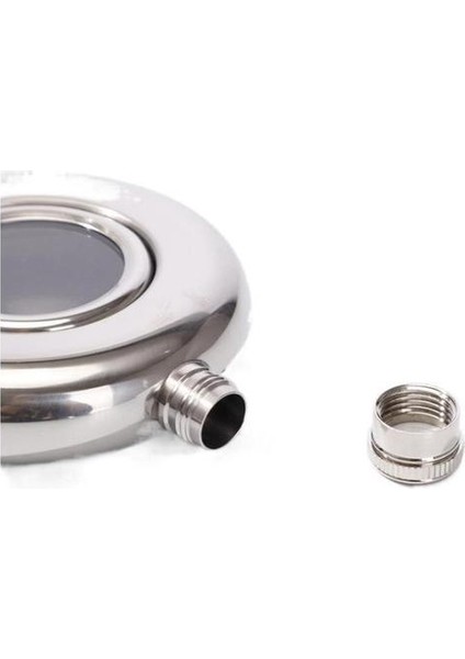 1 Adet 5oz Hip Flask 150 ml Viski Cep Pp Pencere Şişesi 304 Paslanmaz Çelik Prim Fincan Şarap Kupa Huni Su Isıtıcısı Yuvarlak Sn | Kalça Şişeleri (Yurt Dışından)