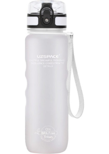Spor Su Şişesi Doğrudan Içecek Veya Saman Meyveli Demlik Şişesi 500ML Taşınabilir Sızdırmaz Plastik Drinkware | Su Şişeleri (Beyaz) (Yurt Dışından)