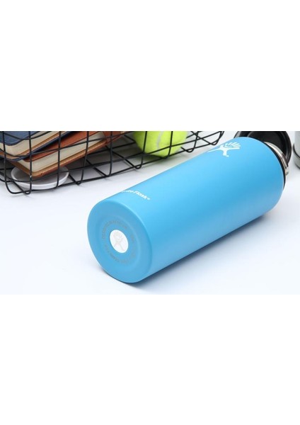 12OZ Hidro Su Şişesi Şişesi Vakum Yalıtımlı Geniş Ağız Seyahat Taşınabilir Termal Şişe Paslanmaz Çelik Su Şişesi | Su Şişeleri (Mavi) (Yurt Dışından) fiyatları