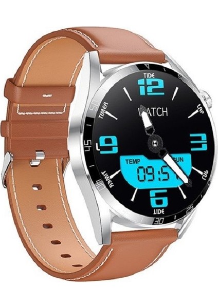 Watch G3 Pro Kahverengi Akıllı Saat Iphone ve Android Tüm Telefonlara Uyumlu