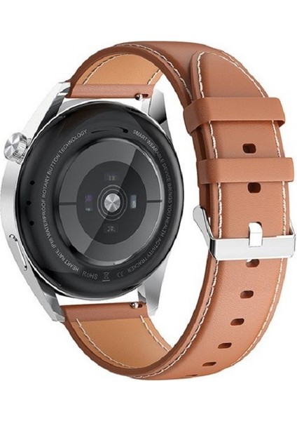 Watch G3 Pro Kahverengi Akıllı Saat Iphone ve Android Tüm Telefonlara Uyumlu