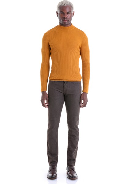 Safran Regular Fit Düz Balıkçı Yaka Klasik Yün Triko Kazak fırsatları