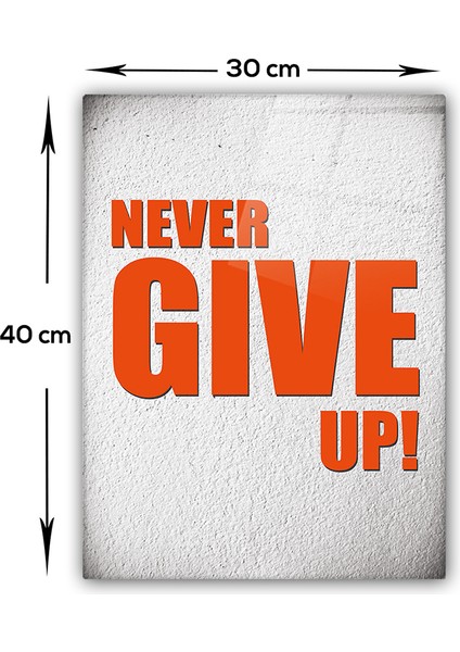 Cam Tablo | Never Give Up - 6