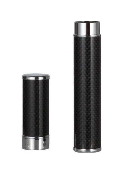 Metal Puro Tüp Karbon Fiber Cebi Tek Taşınabilir Mini Puro Neme Kutusu Seyahat Tutucu Siyah Sigara Aksesuarları | Puro Aksesuarları (Yurt Dışından)