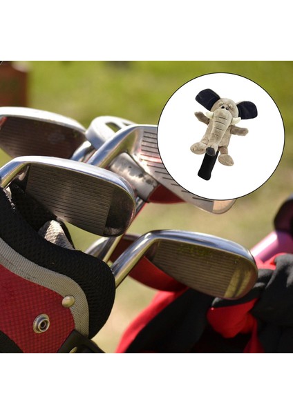 2 Adet Komik Golf Kulübü Headcovers Kafa Koruma Peluş Ahşap Sürücü Kafa Kapağı (Yurt Dışından)