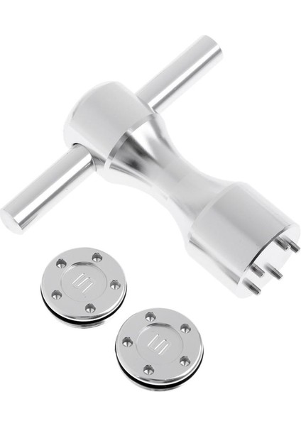 2 x Golf Özel Ağırlıklar Vidalar 5G Gümüş İçin Atıcı Anahtarı Aracı Değiştirin (Yurt Dışından)