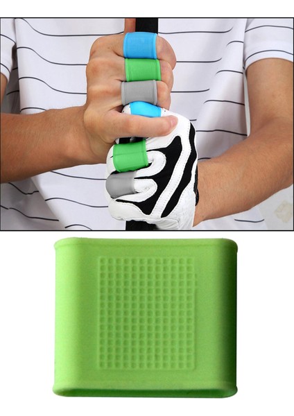 Yumuşak Golf Parmak Kollu Koruyucu Kavrama Parmak Karyolası Wrap Bowling Badminton Açık Yeşil 23 mm. (Yurt Dışından) fırsatları